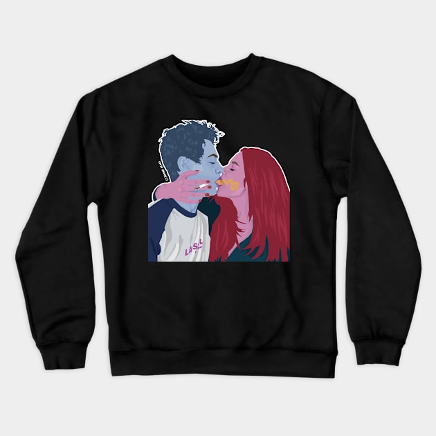 SMOKEY LOVE Crewneck Sweatshirt by Artiiizo